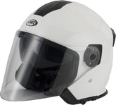 Vcan H586 Open Face Motorcycle Helmet - White